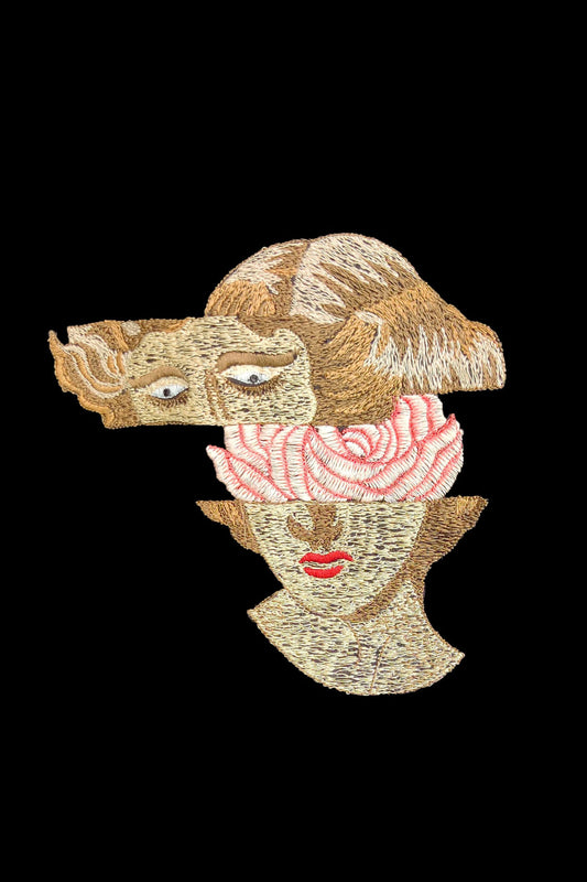 Pop Art Vintage Embroidered T-Shirt For Women