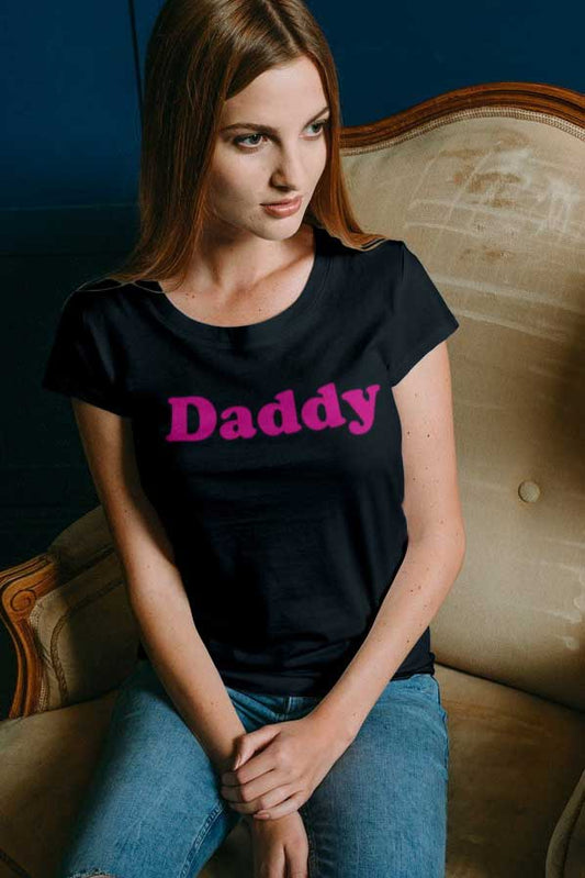Daddy Printed T-shirt For Women