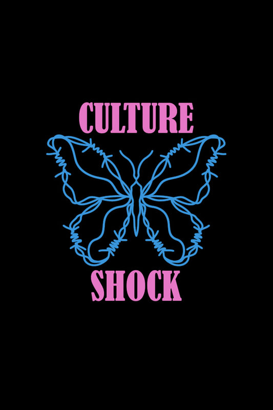 Culture Shock Graphic Art Half Sleeve Oversized Unisex T-shirt
