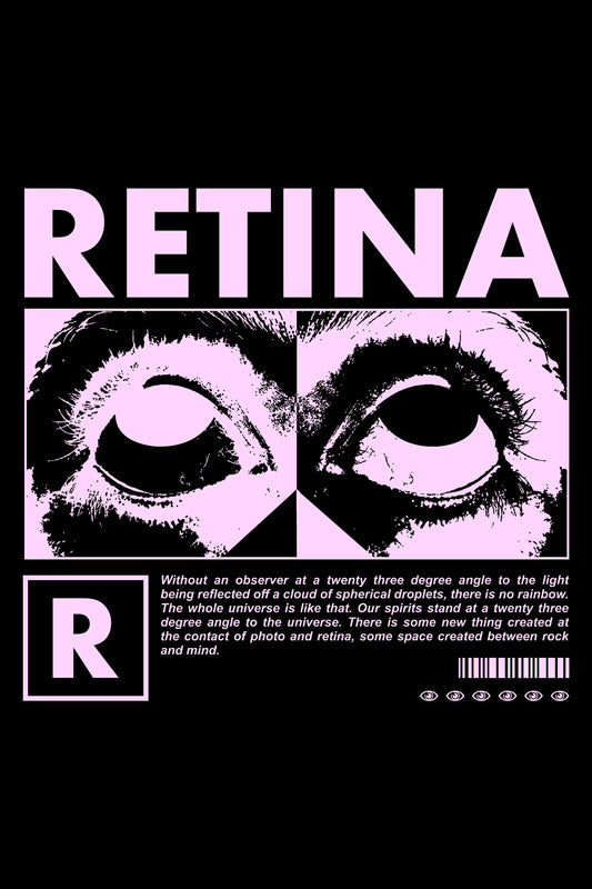 Retina Streetwear Fashion Graphic Art T-shirt For Men