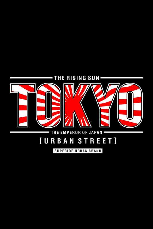 Tokyo Japan Urban Street Graphic Art Oversized Unisex T-shirt