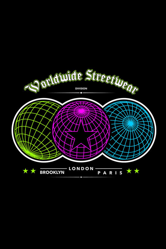 Worldwide Streetwear Division Design Oversized Unisex T-shirt