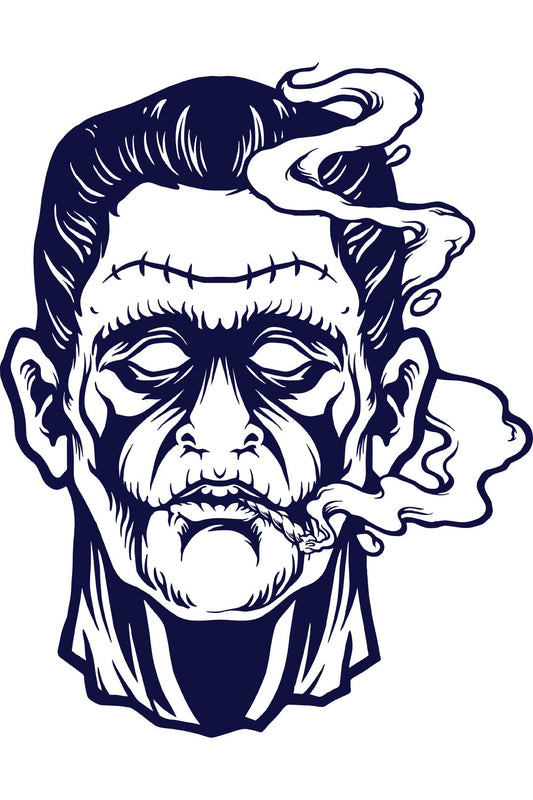 Head Monster White Oversized Unisex T-shirt