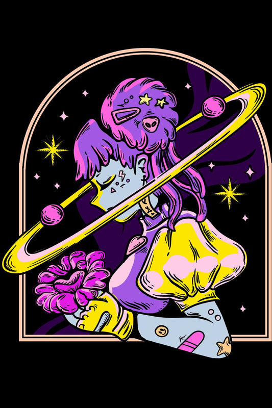 Kitschy Black Oversized Unisex T-shirt