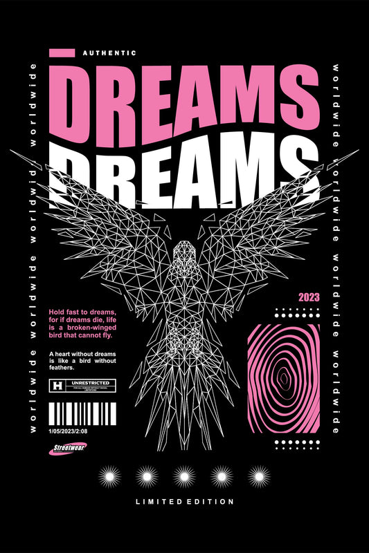 Aesthetic Bird Streetwear Art Urban Style T-shirt For Women