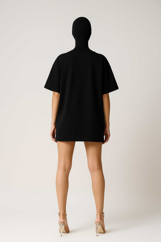 Explicit Art Black Oversized T-shirt