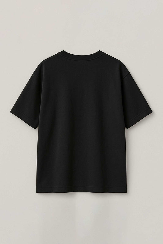 Hand Collage Embroidered Artwork Half Sleeve T-shirt For Men