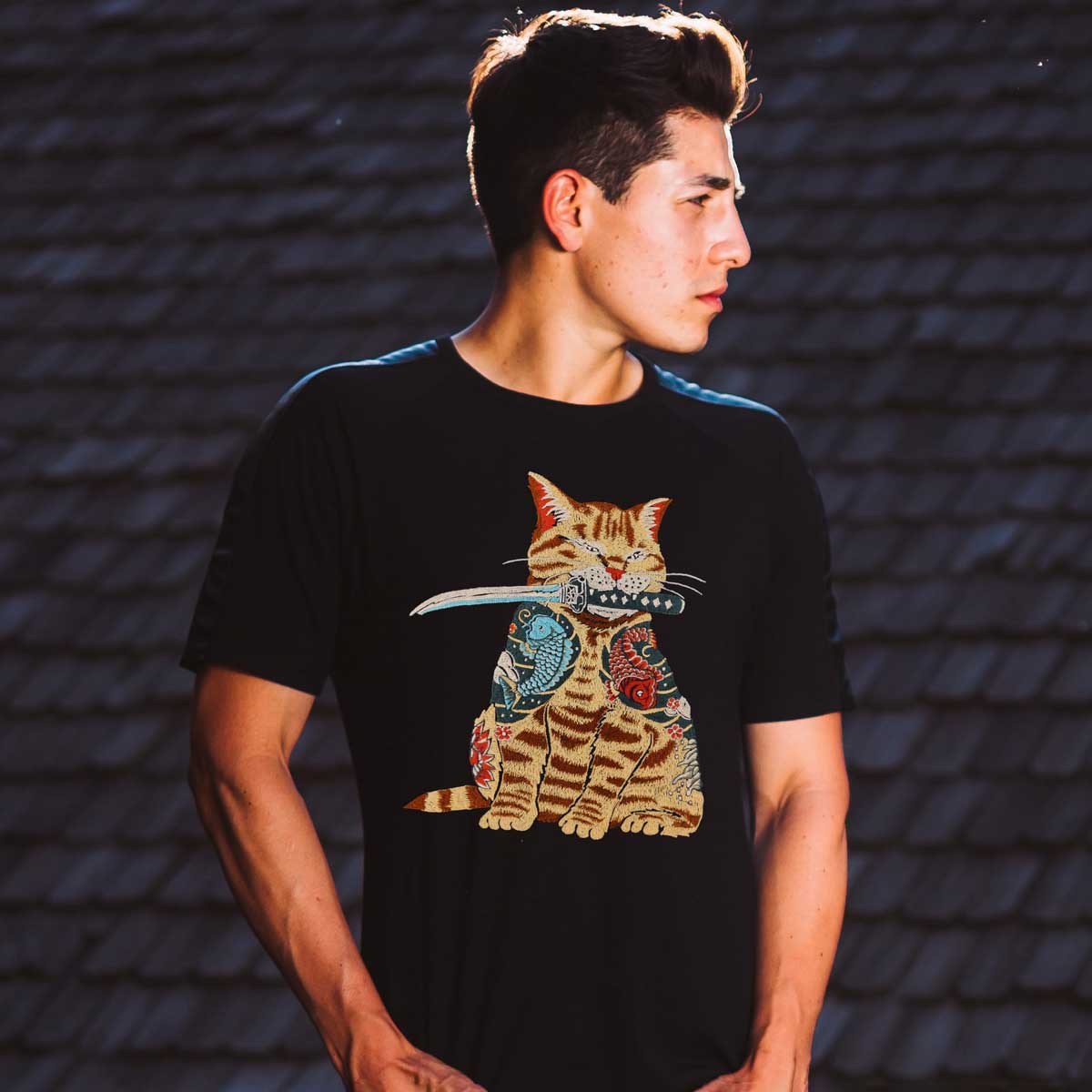 Men's Embroidered T-shirt | Psychedelic | Trippy | Vintage Designs | Lopside Clothing