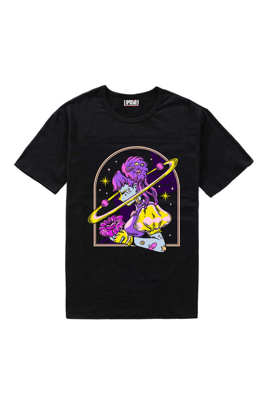 Kitschy Black Oversized Unisex T-shirt