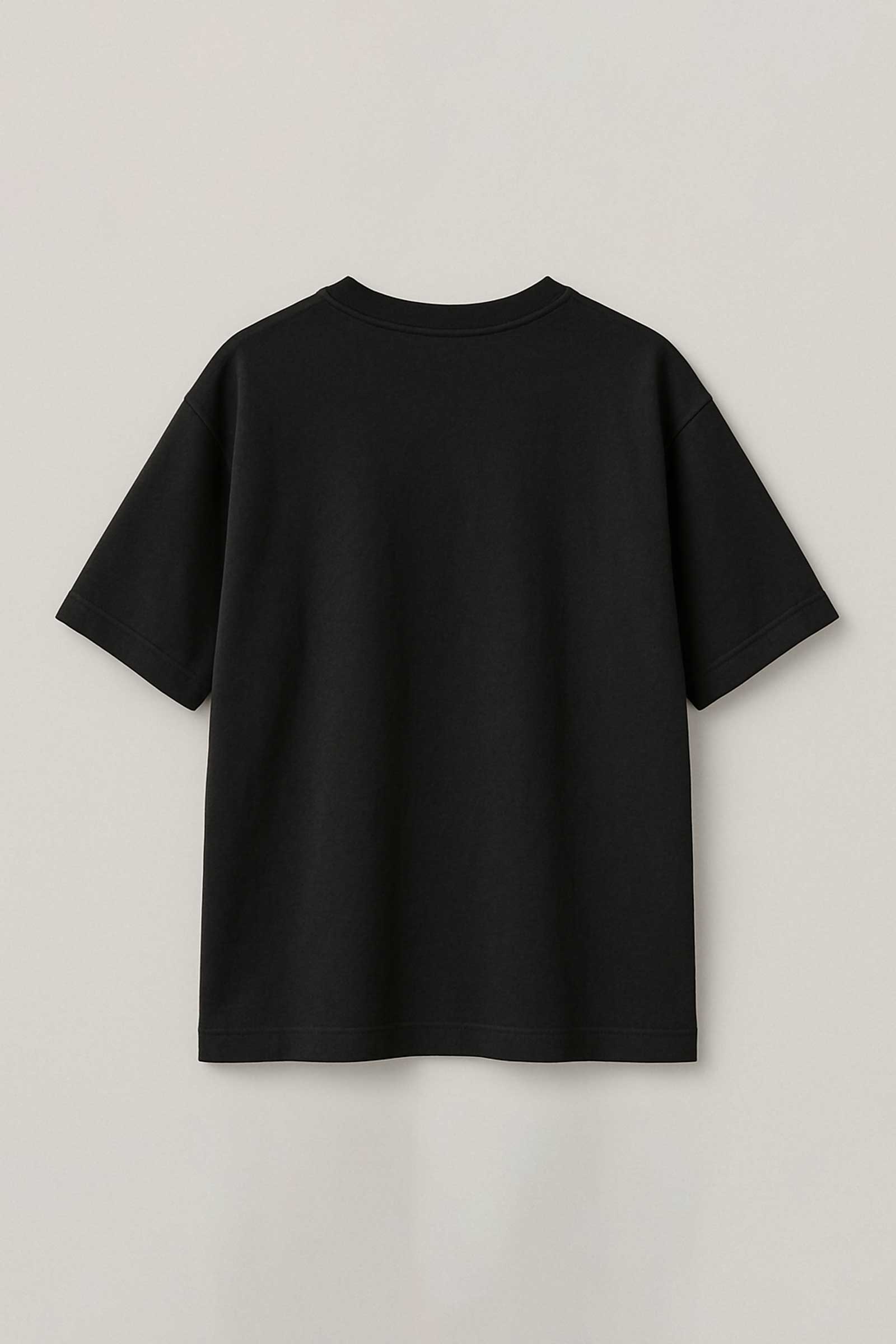 Alien Trip Embroidered Artwork Black T-shirt